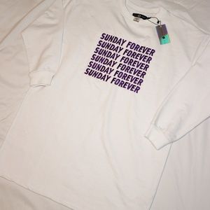 Nasty Gal Sweatshirt Dress Size S | NWT!